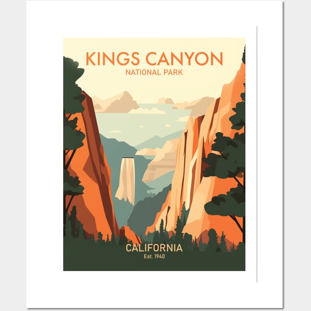 KINGS CANYON NATIONAL PARK Wall Art by MarkedArtPrints